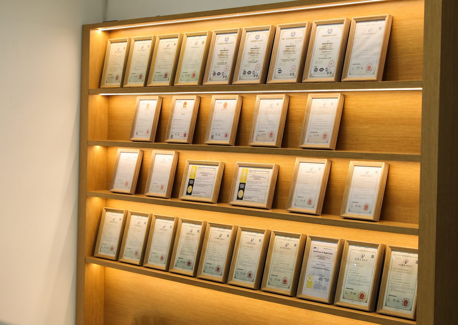 Muro de certificados ASBR